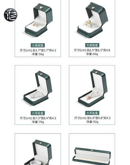 Leather Jewelry Box,Engagement Ring Box,Custom Jewelry Box for Small Business