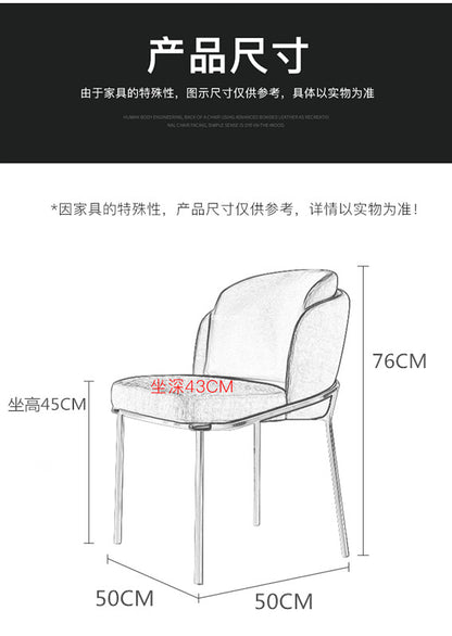 Net red chair Nordic leisure chair