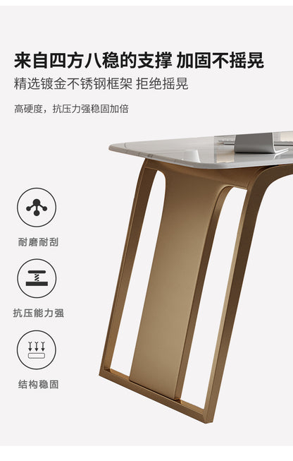 Italian minimalist rock board desk Study desk Study desk Computer desk
