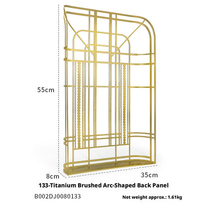 Modern Metal Suede Jewelry Organizer and Showcase Stand