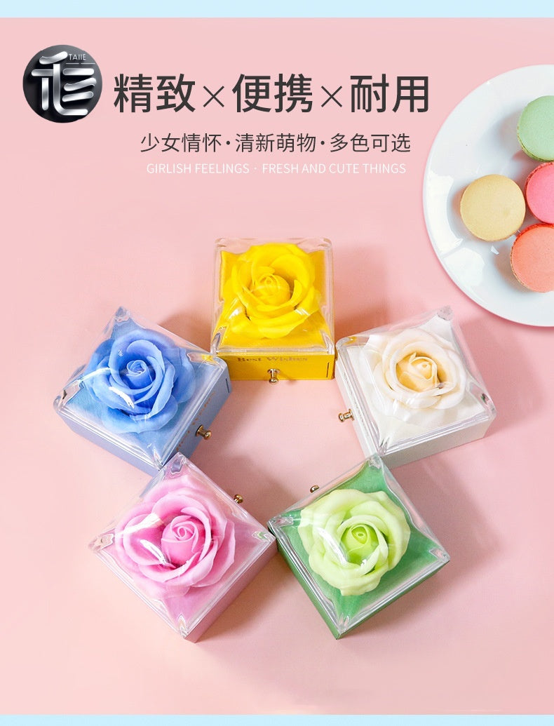 Christmas Jewelry Gift Box – Festive Velvet Ring & Necklace Box, Holiday Present for Her,jewelry box