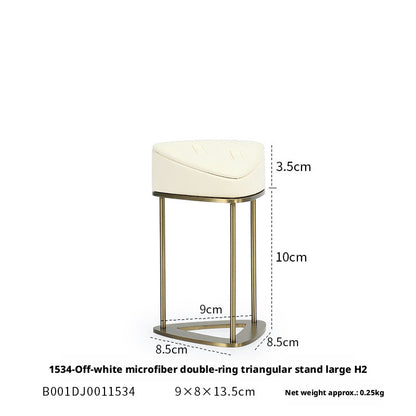Minimalist Gold Metal Riser - Geometric Display for Shop