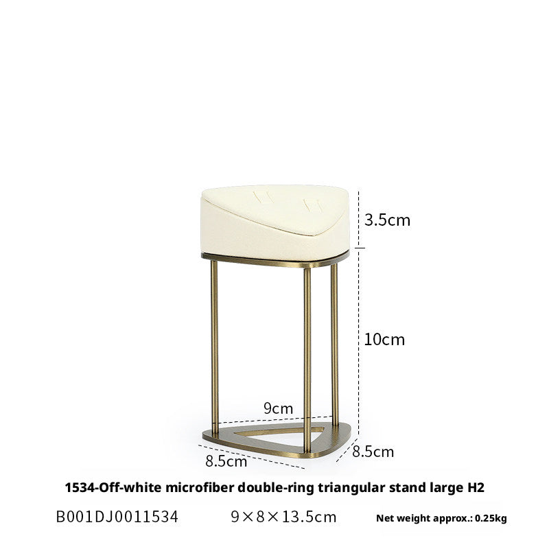 Minimalist Gold Metal Riser - Geometric Display for Shop