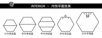 Custom Jewelry Box for Small Business,Velvet Jewelry Box – Premium Ring & Necklace Gift Box for Women, Elegant Wedding Engagement Present