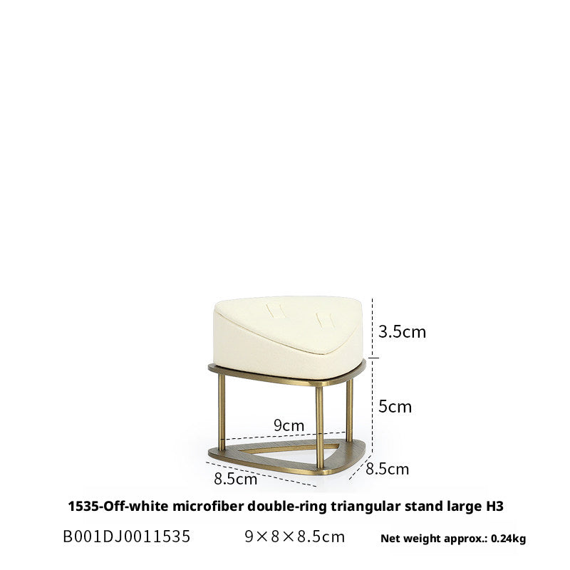 Minimalist Gold Metal Riser - Geometric Display for Shop