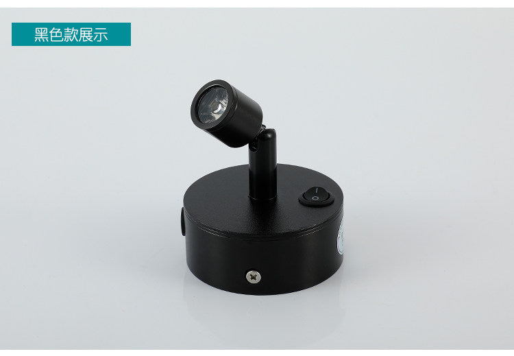 Wireless LED Spotlight for Jewelry Display, Rechargeable Countertop Spot Lamp