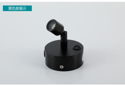 Wireless LED Spotlight for Jewelry Display, Rechargeable Countertop Spot Lamp