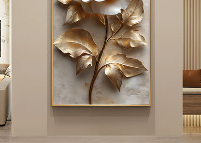 Modern light luxury porch decorative painting relief three-dimensional corridor corridor hanging painting 2025 new flower wall painting
