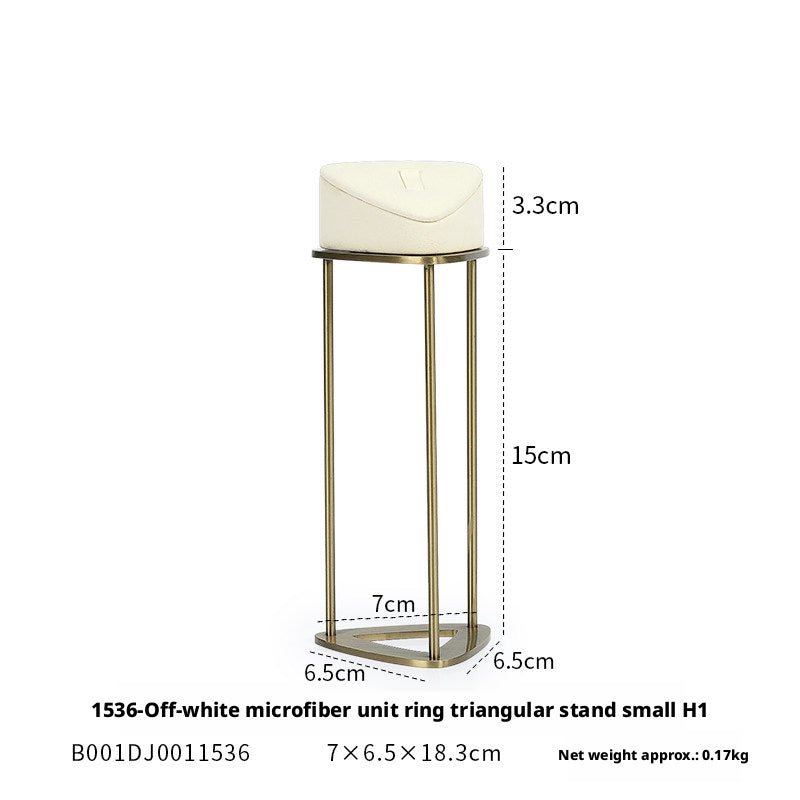 Minimalist Gold Metal Riser - Geometric Display for Shop