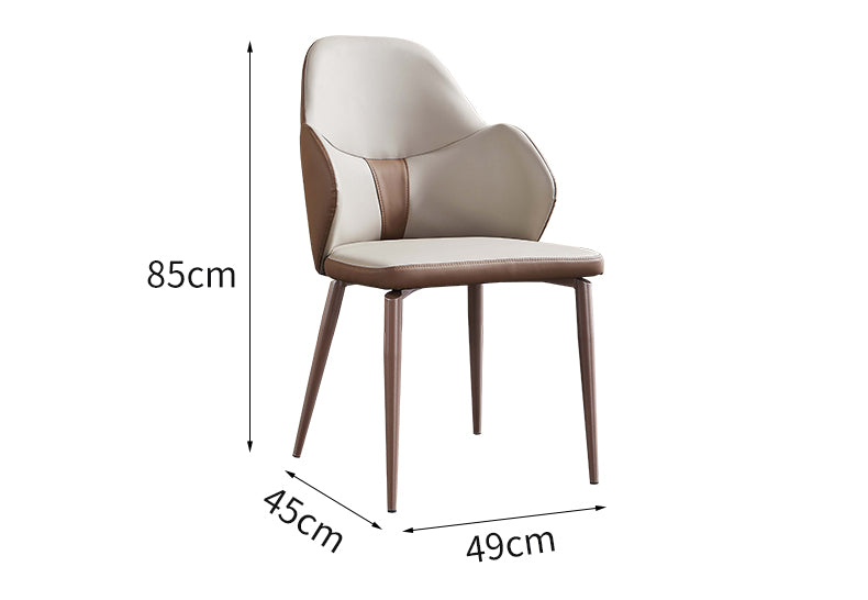 Modern style light luxury dining chair