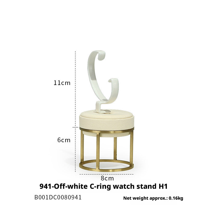 Stainless Steel Watch Display Case - Glass Top Showcase for Retail