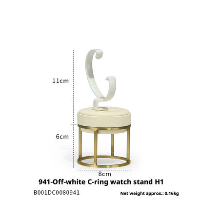 Stainless Steel Watch Display Case - Glass Top Showcase for Retail