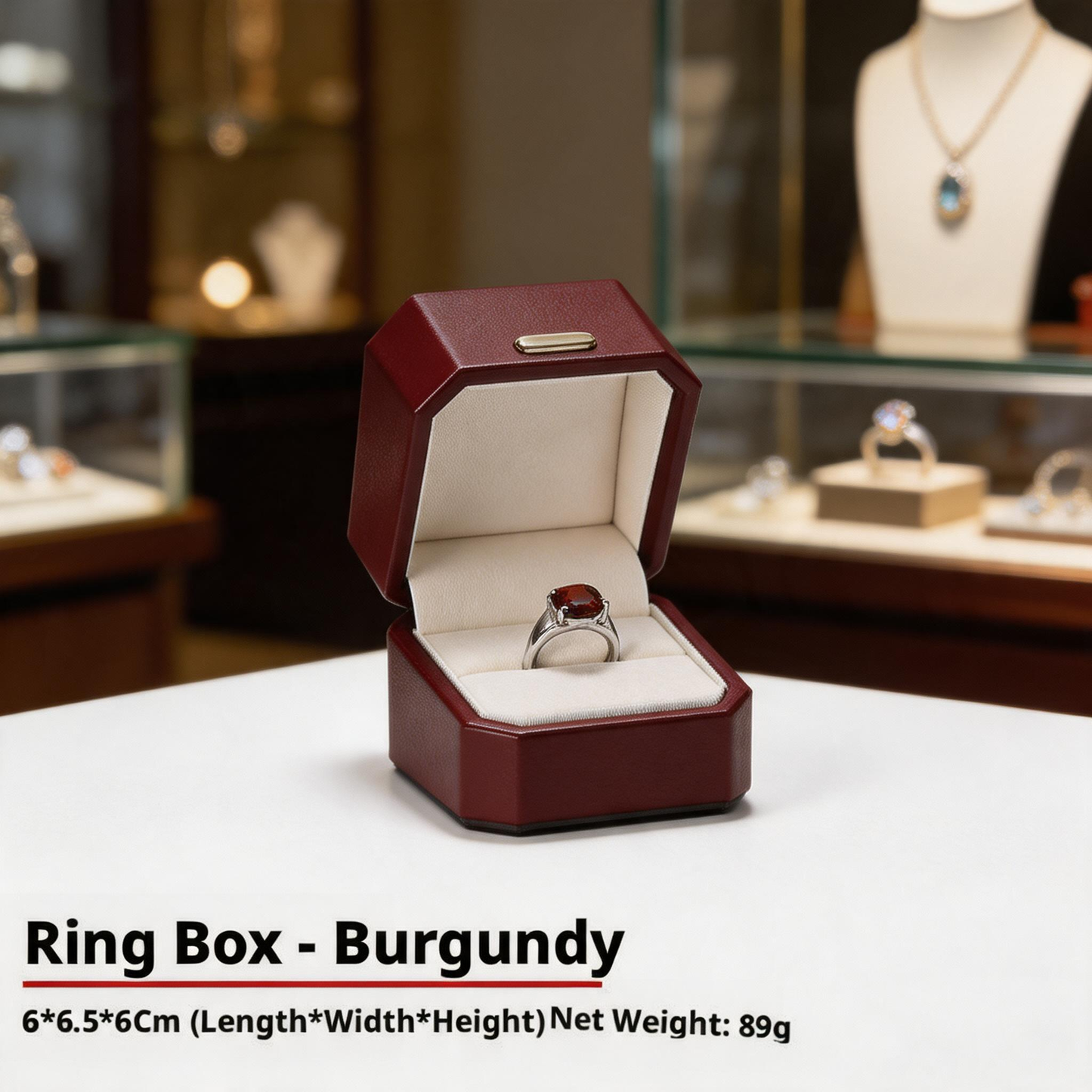 10PCS Jewelry Box for Gifts, Leather Storage Case for Rings Earrings Necklaces pendant bangle