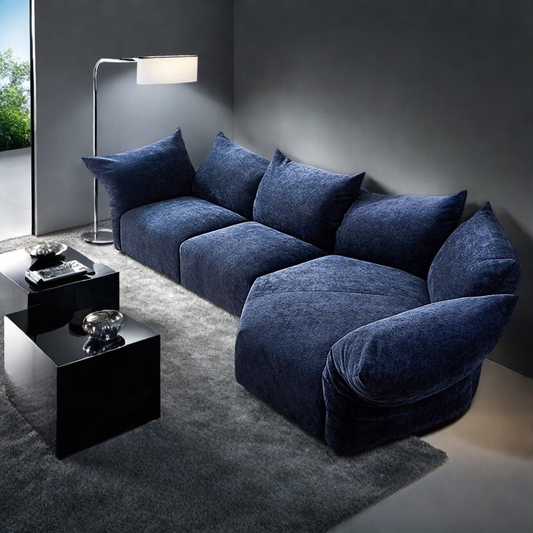 Yiwo flower sofa living room Italian minimalist designer profiled module Motu chenille fabric can be fully disassembled and washed