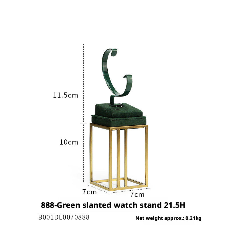 Luxury Metal Watch Stand - Solid Steel Display for Men's Collection