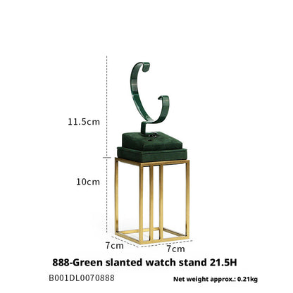 Luxury Metal Watch Stand - Solid Steel Display for Men's Collection