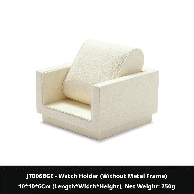 Stainless Steel Watch Display Case - Glass Top Showcase for Retail