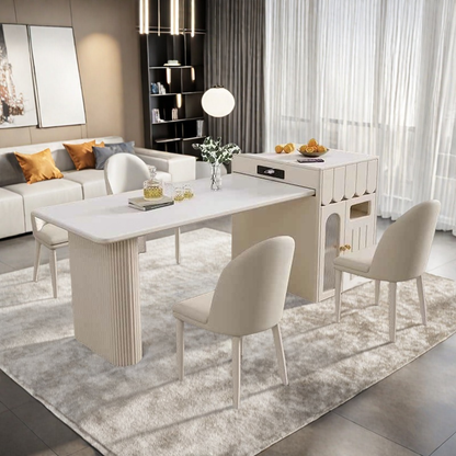 Butter wind island table one retractable multifunctional rock slab island simple household kitchen guide bar table