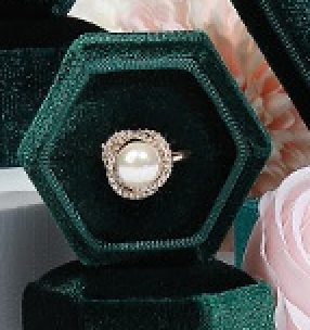 Custom Jewelry Box for Small Business,Velvet Jewelry Box – Premium Ring & Necklace Gift Box for Women, Elegant Wedding Engagement Present