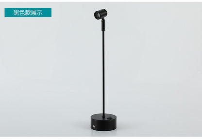 Wireless LED Spotlight for Jewelry Display, Rechargeable Countertop Spot Lamp