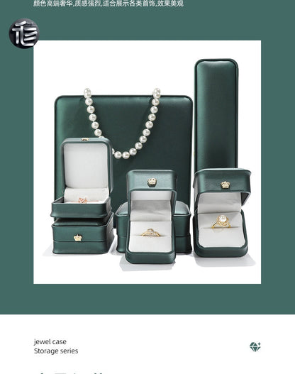 Leather Jewelry Box,Engagement Ring Box,Custom Jewelry Box for Small Business