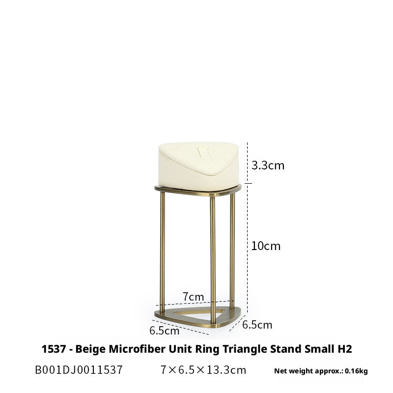 Minimalist Gold Metal Riser - Geometric Display for Shop