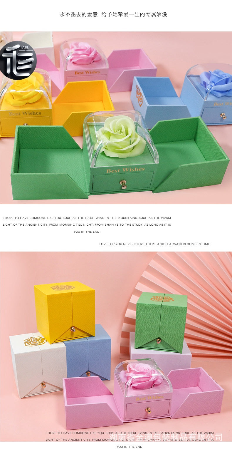 Mother's Day Jewelry Box – Elegant Gift for Mom, Personalized Floral Keepsake Organizer,jewelry box