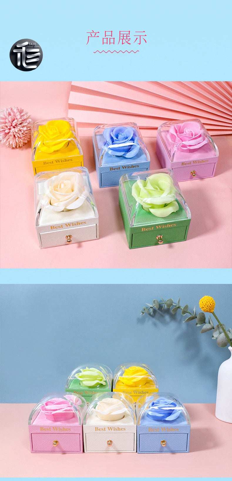 Christmas Jewelry Gift Box – Festive Velvet Ring & Necklace Box, Holiday Present for Her,jewelry box