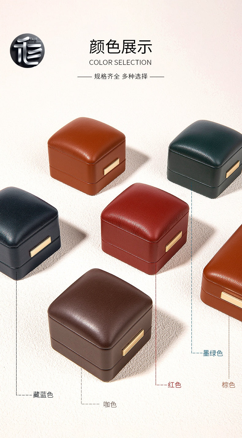 Jewelry Box,Ring Box,Necklace Box,Leather Jewelry Box,Valentine’s Day Jewelry Box,Custom Jewelry Box for Small Business