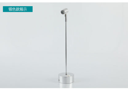 Wireless LED Spotlight for Jewelry Display, Rechargeable Countertop Spot Lamp