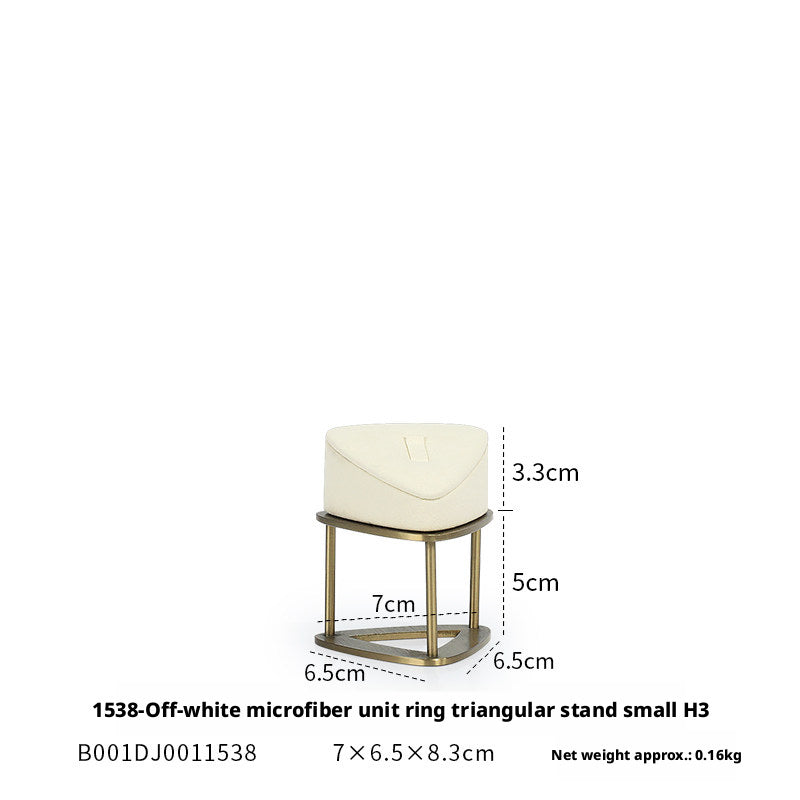 Minimalist Gold Metal Riser - Geometric Display for Shop