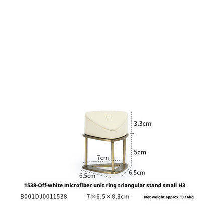 Minimalist Gold Metal Riser - Geometric Display for Shop