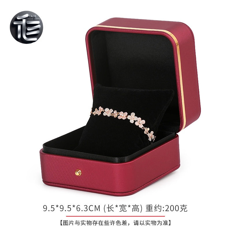 Luxury Jewelry Gift Box,Bridal Jewelry Box – Wedding Day Keepsake Organizer for Bride, Personalized Name & Date Gift