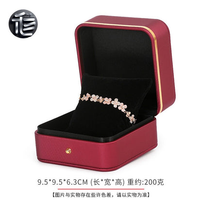 Luxury Jewelry Gift Box,Bridal Jewelry Box – Wedding Day Keepsake Organizer for Bride, Personalized Name & Date Gift