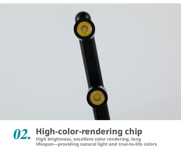 Multi-Angle Jewelry Desk Spotlight, Bamboo Base CREE Chip, Adjustable Craft Workbench Lighting