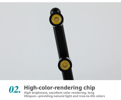 Multi-Angle Jewelry Desk Spotlight, Bamboo Base CREE Chip, Adjustable Craft Workbench Lighting