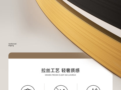 Fortune tree restaurant decoration painting light luxury luxury sense table clock hanging painting atmospheric living room wall clock mural wall clock