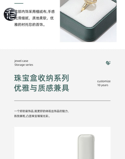 Leather Jewelry Box,Engagement Ring Box,Custom Jewelry Box for Small Business