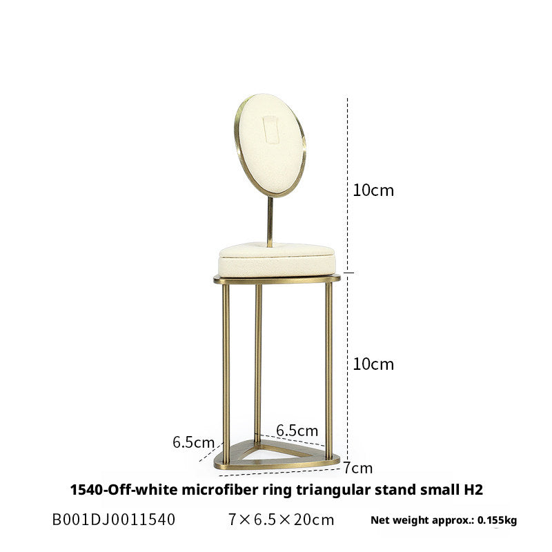 Minimalist Gold Metal Riser - Geometric Display for Shop