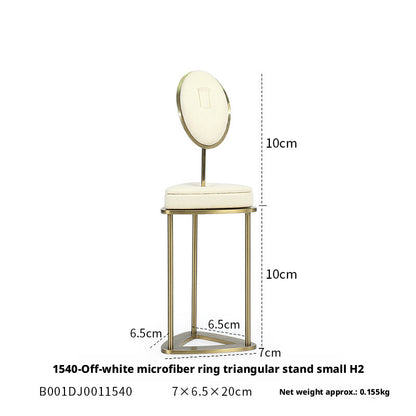 Minimalist Gold Metal Riser - Geometric Display for Shop