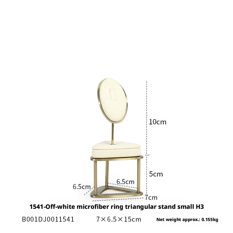 Minimalist Gold Metal Riser - Geometric Display for Shop