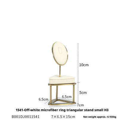 Minimalist Gold Metal Riser - Geometric Display for Shop