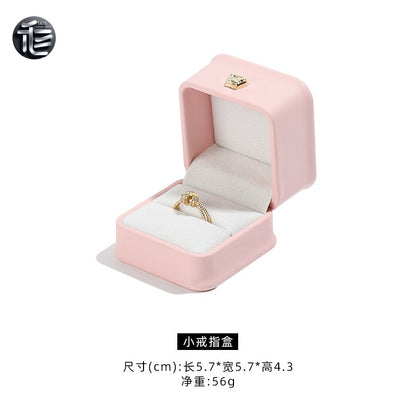 Leather Jewelry Box,Engagement Ring Box,Custom Jewelry Box for Small Business