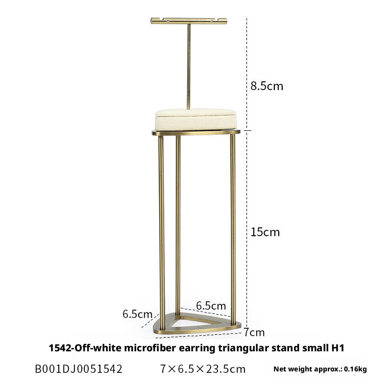 Minimalist Gold Metal Riser - Geometric Display for Shop