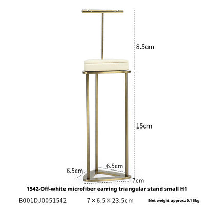 Minimalist Gold Metal Riser - Geometric Display for Shop