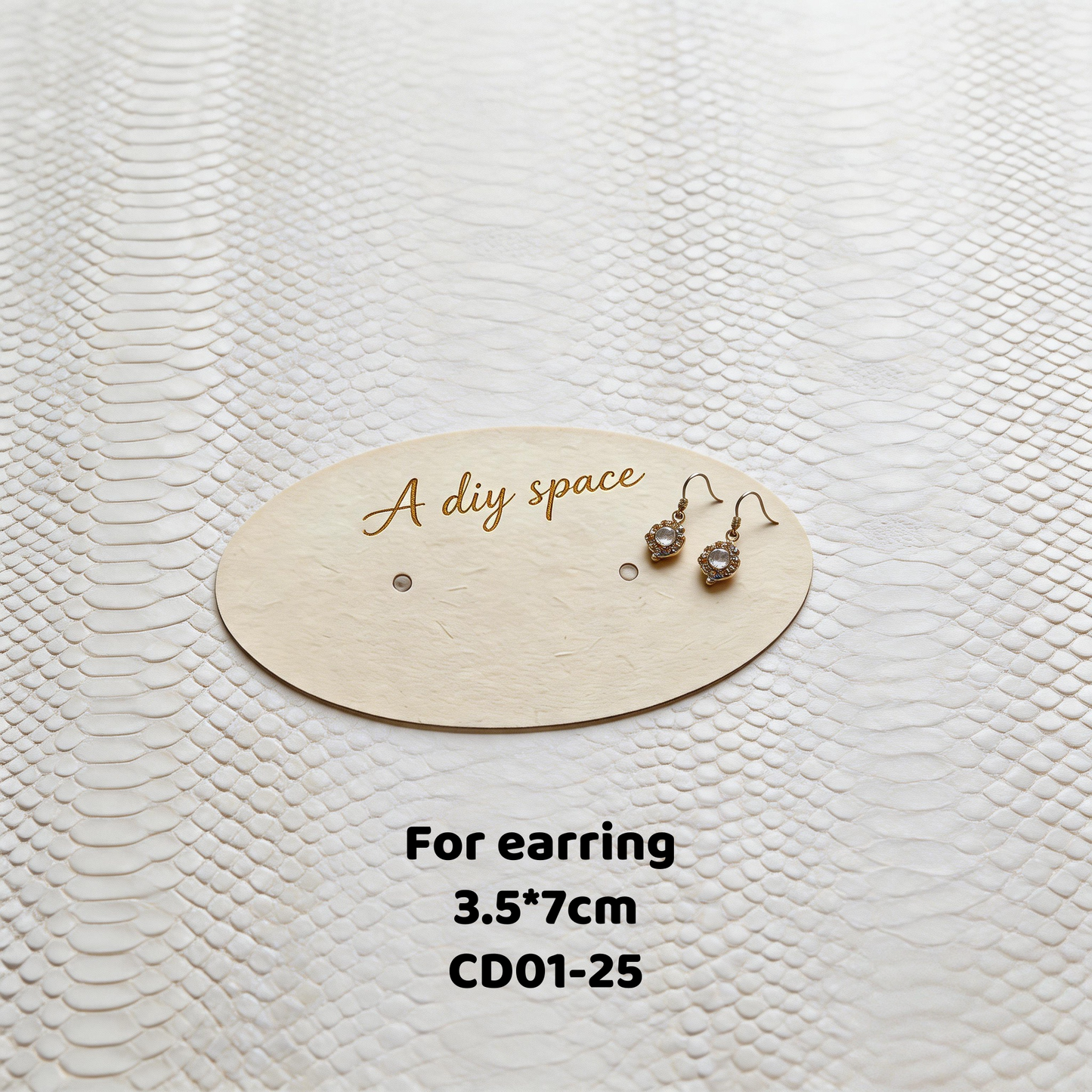 500pcs Eco Matte Jewelry Display Cards, Plant Fiber Paper, Custom Logo Packaging