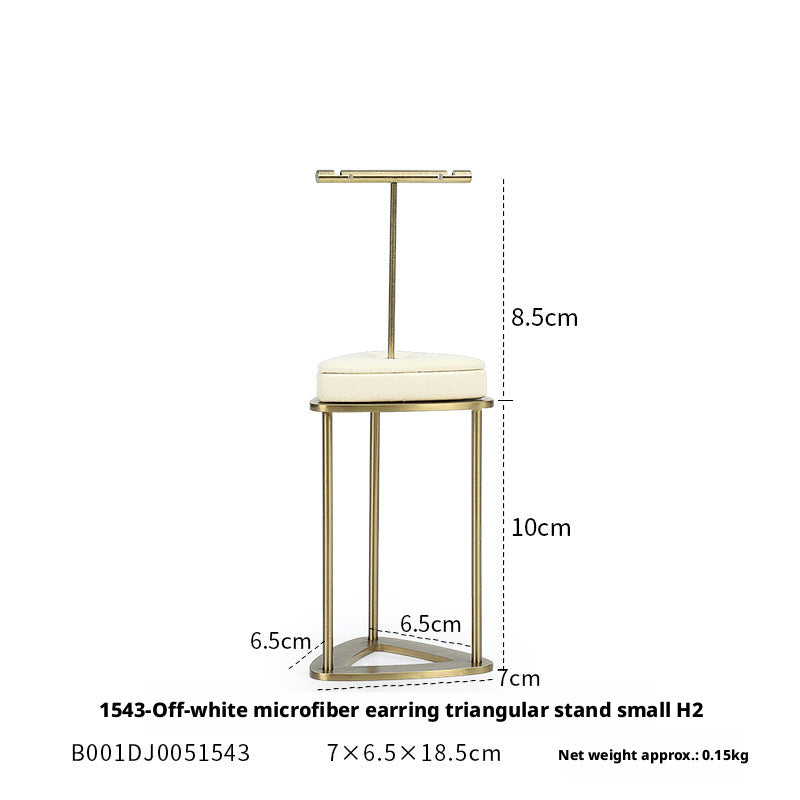 Minimalist Gold Metal Riser - Geometric Display for Shop