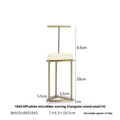 Minimalist Gold Metal Riser - Geometric Display for Shop