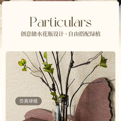 Stone to run the restaurant decorative painting black and white high sense TV sofa background wall hanging painting hydroponic green plant wall painting