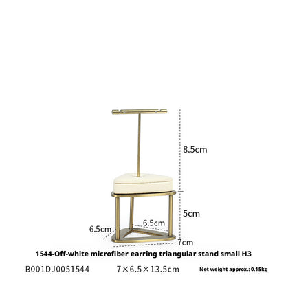 Minimalist Gold Metal Riser - Geometric Display for Shop